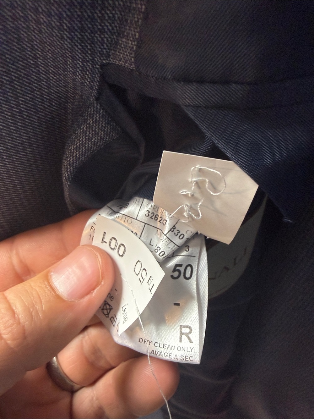 Canali Men's Blue Two-Button Wool Blend Suit - Picture 5 of 5